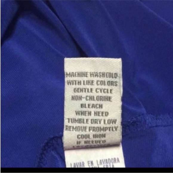 RONNI NICOLE Classic BLUE 3/4 Sleeve Relaxed DRESS Size 8 - Picture 6 of 11